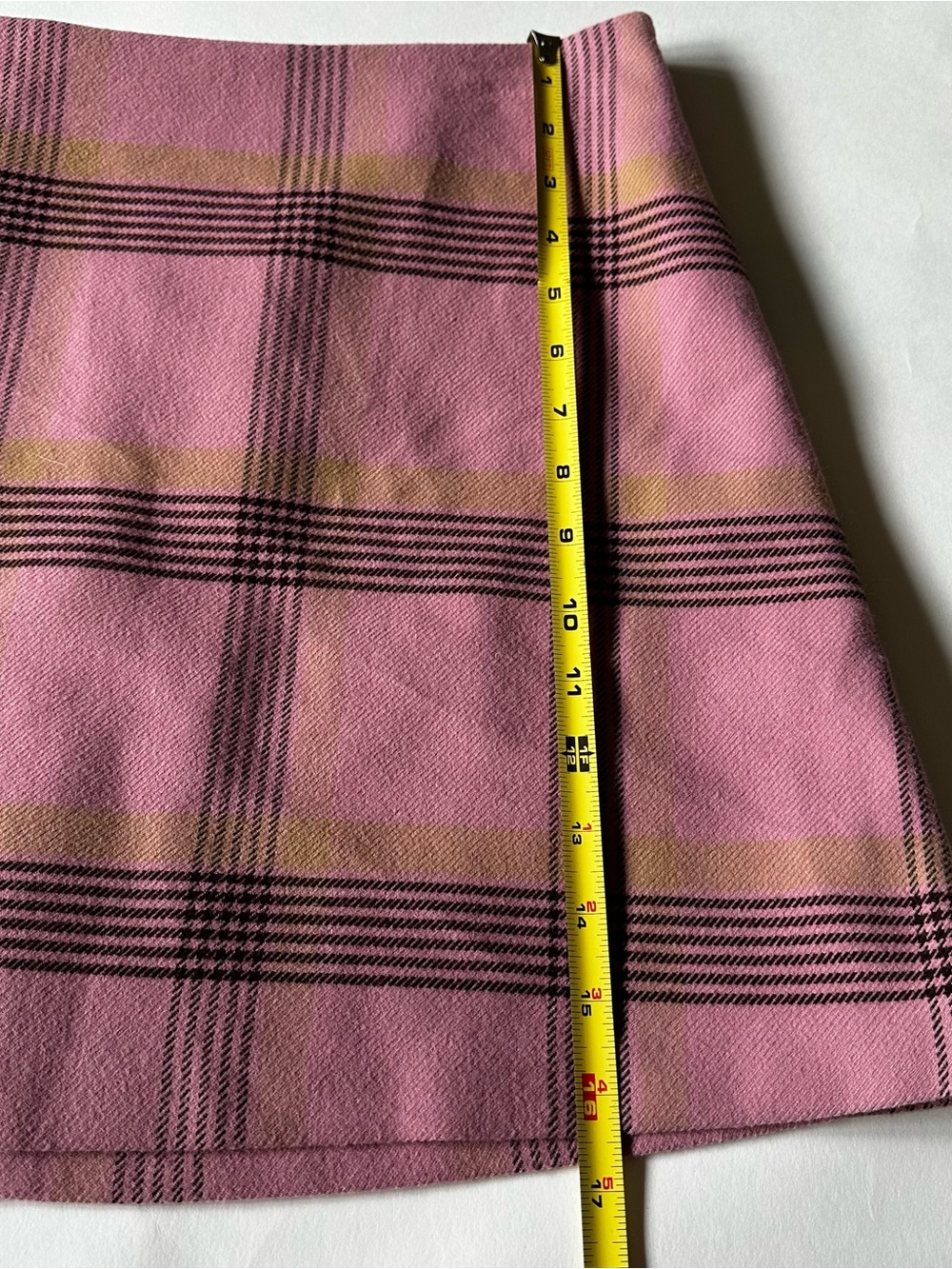 Wilfred Aritzia Classic Plaid Mauve Mini Skirt Size 10 Y2K Clueless Aesthetic - Picture 5 of 7